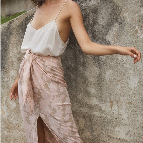 New acacia rumi skirt south pacific silk M stretch - Picture 11 of 16